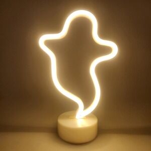 NIB Place & Time Halloween Ghost‎ Light Up Figure 7 1/4" x 11" Indoor Use Only